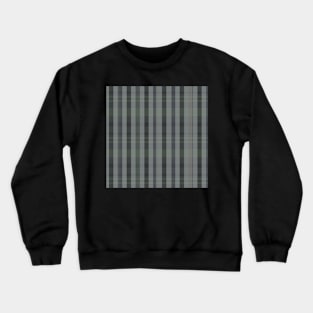 Grunge Aesthetic Catriona 1 Hand Drawn Textured Plaid Pattern Crewneck Sweatshirt